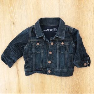 Baby Gap dark denim jacket 6-12 months